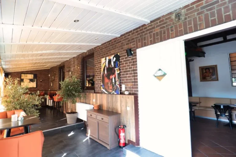 Terrace area of the restaurant